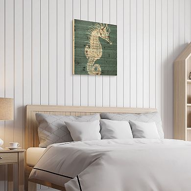 Empire Art Direct Coastal Menagerie C Arte de Legno Wood Wall Art