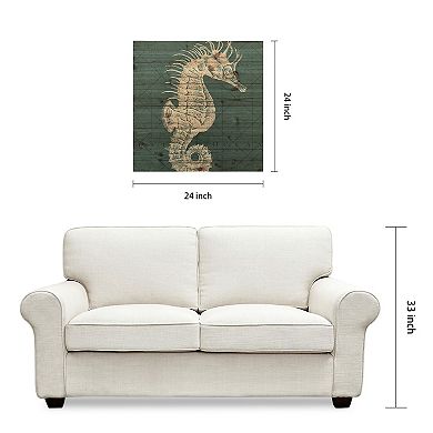 Empire Art Direct Coastal Menagerie C Arte de Legno Wood Wall Art