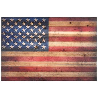 Empire Art Direct American Dream 3 Arte de Legno Wood Wall Art
