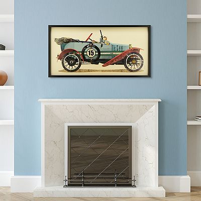 Empire Art Direct Antique Automobile #1 Collage Framed Graphic