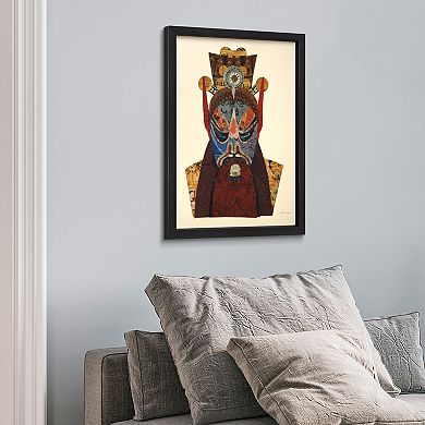 Empire Art Direct Beijing Opera Mask #2 Collage Framed Graphic Wall Art
