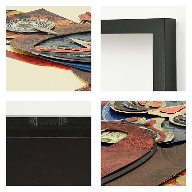 Empire Art Direct Beijing Opera Mask #2 Collage Framed Graphic Wall Art