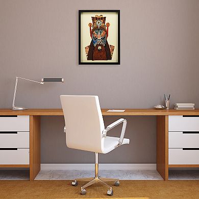 Empire Art Direct Beijing Opera Mask #2 Collage Framed Graphic Wall Art