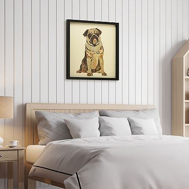 Empire Art Direct My Puggy Collage Framed Graphic Wall Art
