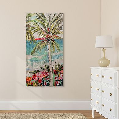 Empire Art Direct Palm Tree Whimsy II Wood Wall Art