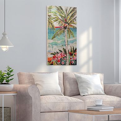 Empire Art Direct Palm Tree Whimsy II Wood Wall Art