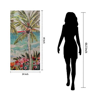 Empire Art Direct Palm Tree Whimsy II Wood Wall Art