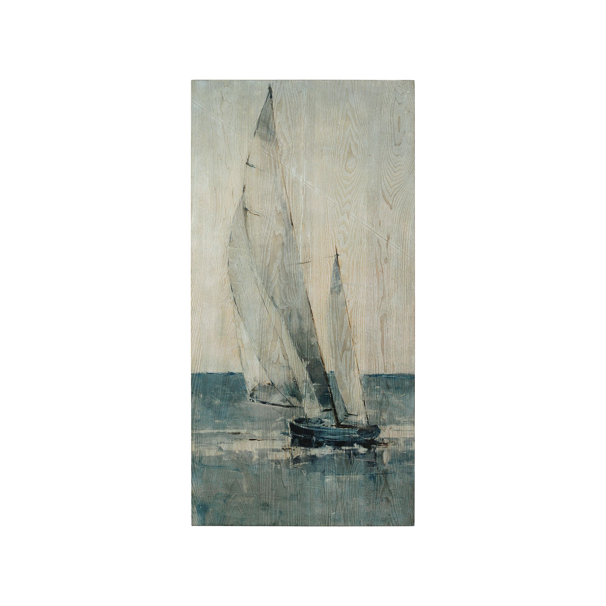 Empire Art Direct Grey Seas I Wood Wall Art, Multi