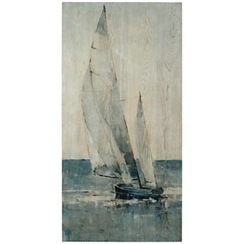 Empire Art Direct Grey Seas I Wood Wall Art