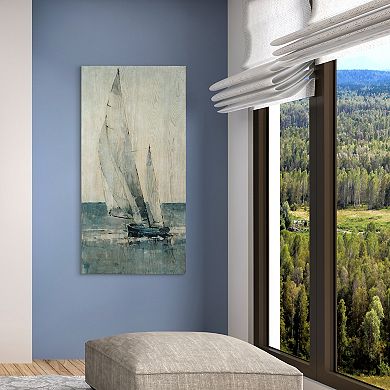 Empire Art Direct Grey Seas I Wood Wall Art