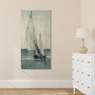Empire Art Direct Grey Seas I Wood Wall Art
