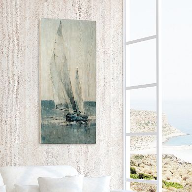 Empire Art Direct Grey Seas I Wood Wall Art