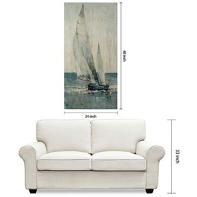 Empire Art Direct Grey Seas I Wood Wall Art