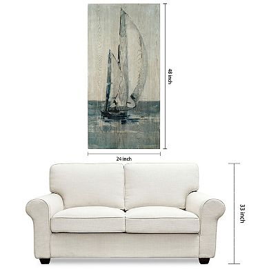 Empire Art Direct Grey Seas II Wood Wall Art