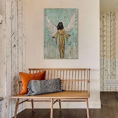 Empire Art Direct Earthly Angel II Wood Wall Art