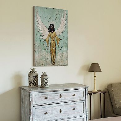 Empire Art Direct Earthly Angel II Wood Wall Art