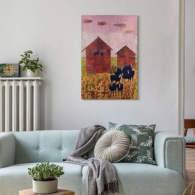 Empire Art Direct Orland Barnyard Wood Wall Art