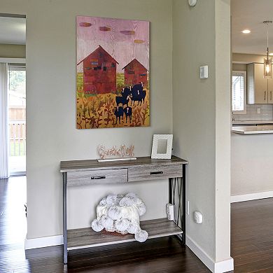 Empire Art Direct Orland Barnyard Wood Wall Art