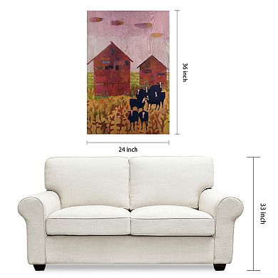 Empire Art Direct Orland Barnyard Wood Wall Art