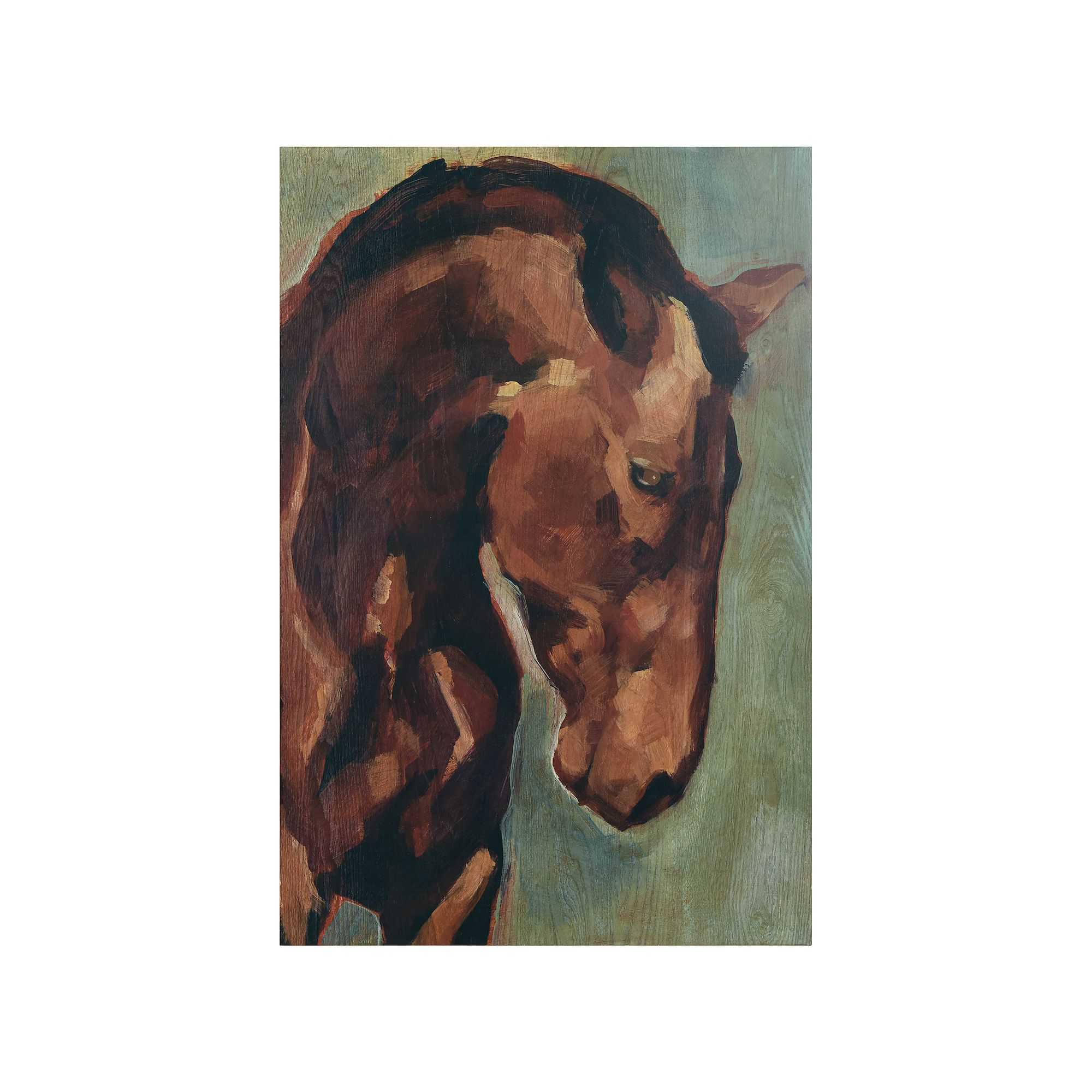 Empire Art Direct Thoroughbred - Horse Portrait Wood Wall Art, Multi