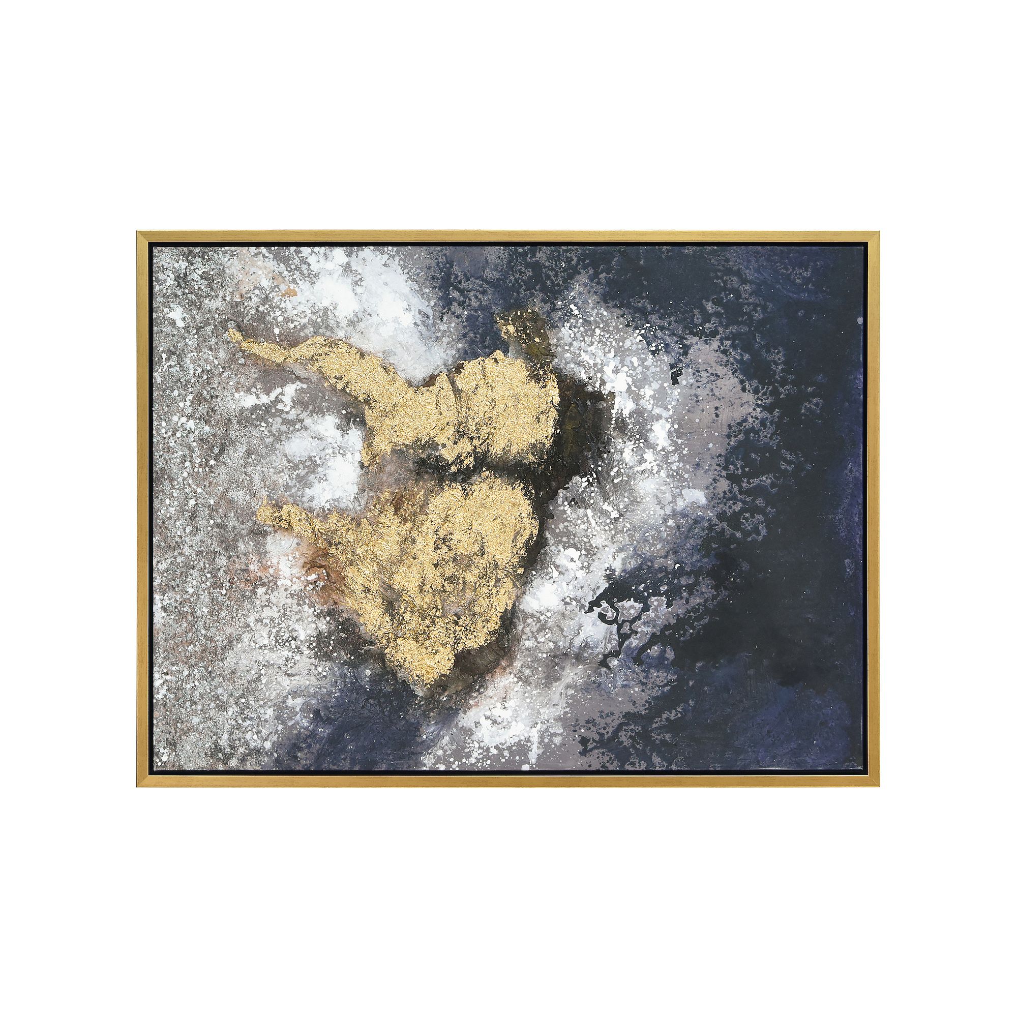 Empire Art Direct Nourishment Textured Glitter Canvas Wall Art, Multi