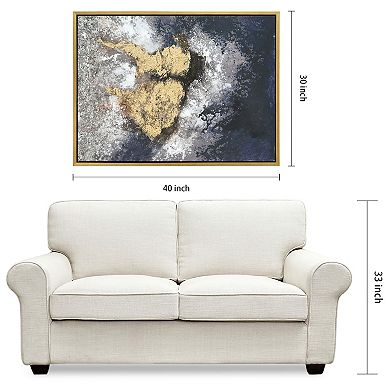 Empire Art Direct Nourishment Textured Glitter Canvas Wall Art