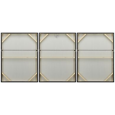 Empire Art Direct Blizzard Textured Canvas Wall Art 3-piece Set
