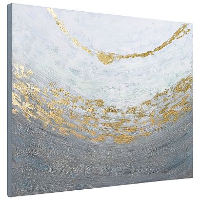 Empire Art Direct Golden Tundra Textured Canvas Wall Art