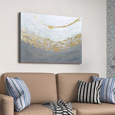 Empire Art Direct Golden Tundra Textured Canvas Wall Art