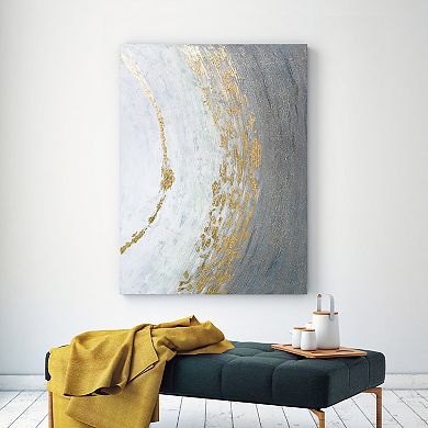 Empire Art Direct Golden Tundra Textured Canvas Wall Art