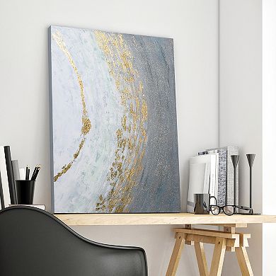 Empire Art Direct Golden Tundra Textured Canvas Wall Art