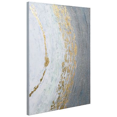 Empire Art Direct Golden Tundra Textured Canvas Wall Art