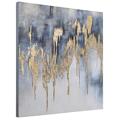 Empire Art Direct Golden Lighting 2 Textured Canvas Wall Art