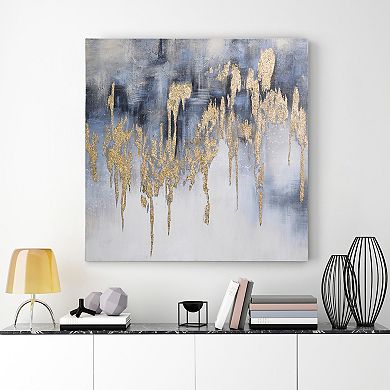 Empire Art Direct Golden Lighting 2 Textured Canvas Wall Art