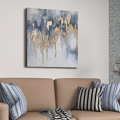 Empire Art Direct Golden Lighting 2 Textured Canvas Wall Art