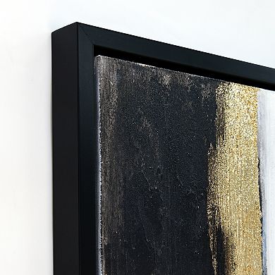 Empire Art Direct Solemn Night Textured Canvas Wall Art