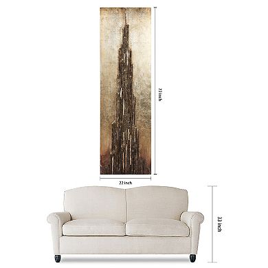Empire Art Direct Stratified Wooden Wall Art