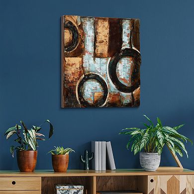 Empire Art Direct Revolutions 1 Mixed Media Wall Sculpture