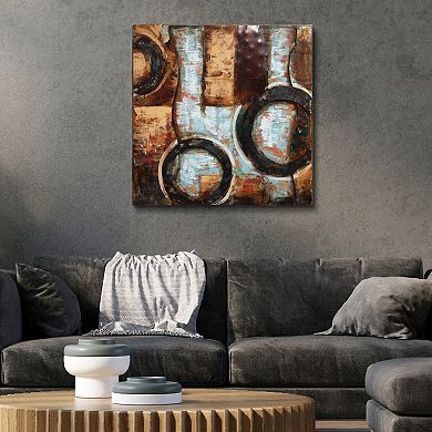 Empire Art Direct Revolutions 1 Mixed Media Wall Sculpture