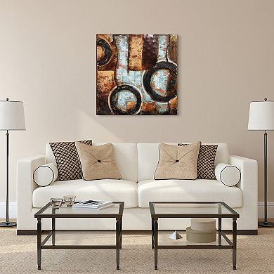 Empire Art Direct Revolutions 1 Mixed Media Wall Sculpture