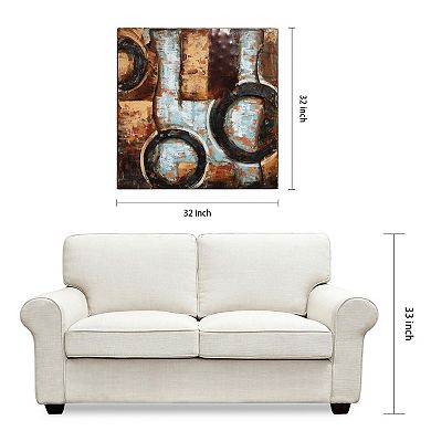 Empire Art Direct Revolutions 1 Mixed Media Wall Sculpture