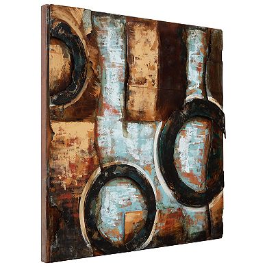 Empire Art Direct Revolutions 1 Mixed Media Wall Sculpture