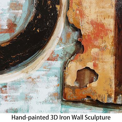 Empire Art Direct Revolutions 2 Mixed Media Wall Sculpture