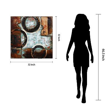 Empire Art Direct Revolutions 2 Mixed Media Wall Sculpture