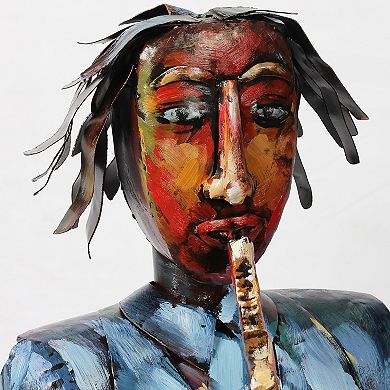 Empire Art Direct The Sxophonist Art Sculpture Floor Decor