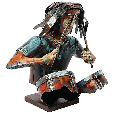 Empire Art Direct The Drummer Colorful Art Sculpture Floor Decor