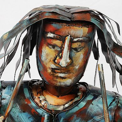 Empire Art Direct The Drummer Colorful Art Sculpture Floor Decor