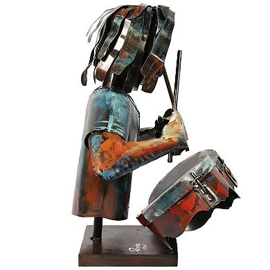 Empire Art Direct The Drummer Colorful Art Sculpture Floor Decor