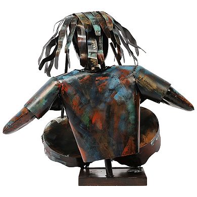 Empire Art Direct The Drummer Colorful Art Sculpture Floor Decor