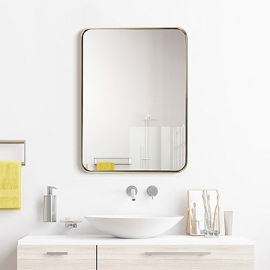 Empire Art Direct Rectangular Rounded Edge Wall Mirror